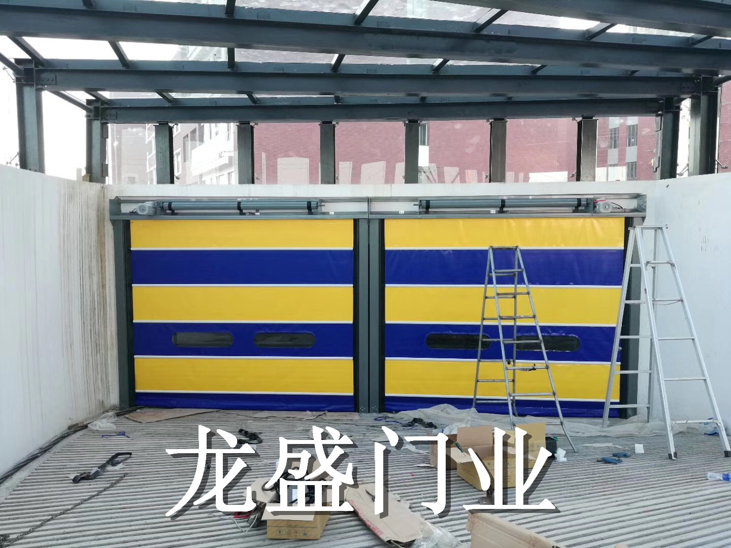 呼市大型堆積門安裝